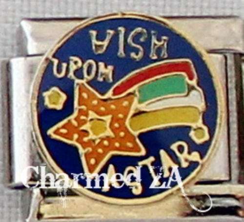 *Christmas Special* Italian charms - Wish upon a star (Fits Nomination)