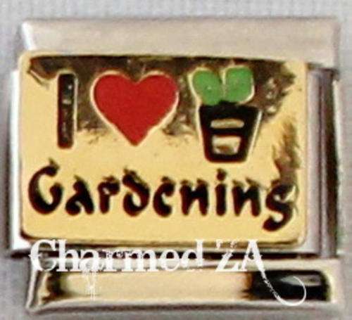 *September SPECIAL* Italian charms - I love gardening (Fits Nomination)