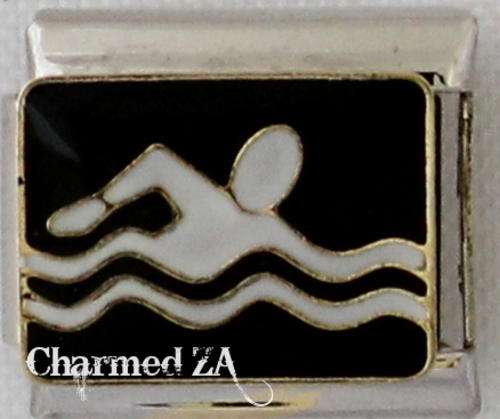 Italian charms - Swimming (Fits Nomination)