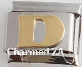 Italian charms - Letter D (Fits Nomination)