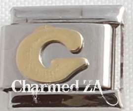 Italian charms - Letter G (Fits Nomination)