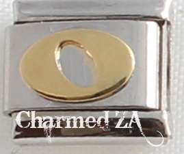 Italian charms - Letter O (Fits Nomination)