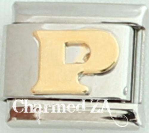 Italian charms - Letter P (Fits Nomination)