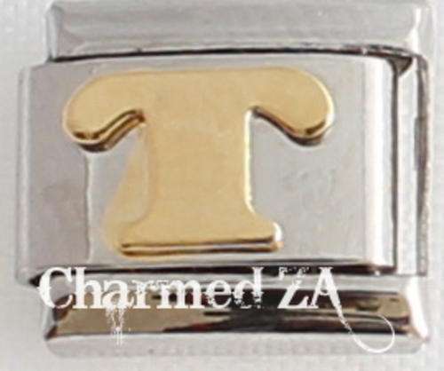 *Christmas Special* Italian charms - Letter T (Fits Nomination)