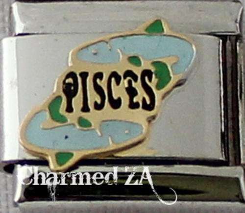 Italian charms - Pisces Colour (Fits Nomination)