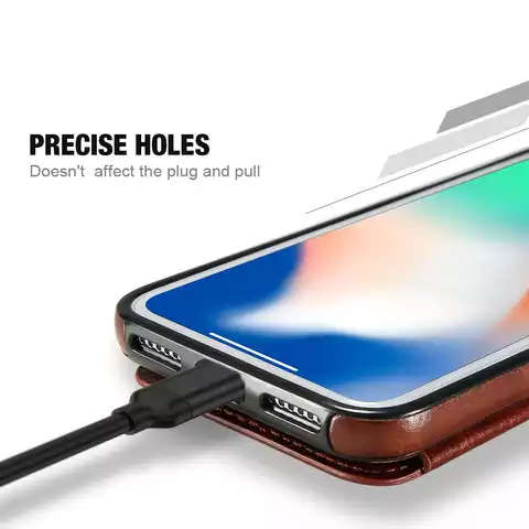 Multi Card Leather Wallet Phone Case