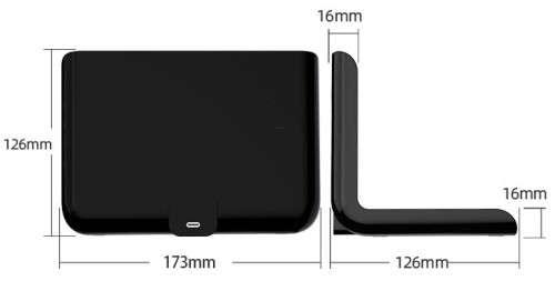 Wireless Charger with Alarm, Clock & Thermometer