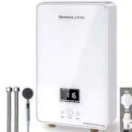 Tankless Water Heater with Shower