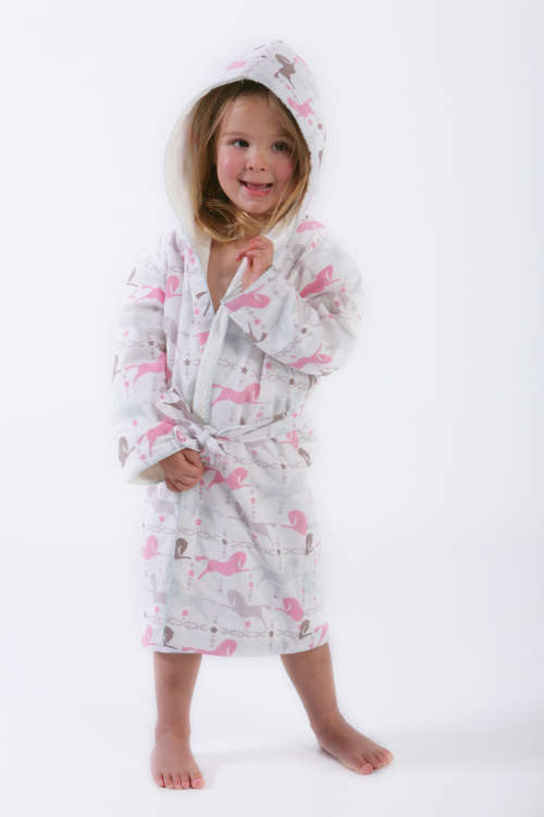 BabyBliss Carousel Fleece Gown