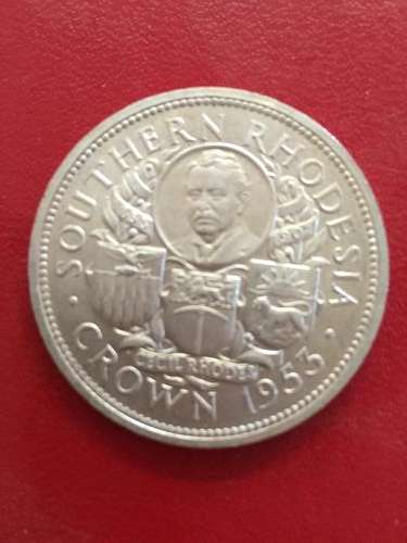 RHODESIA 5/- 1953 UNCIRCULATED