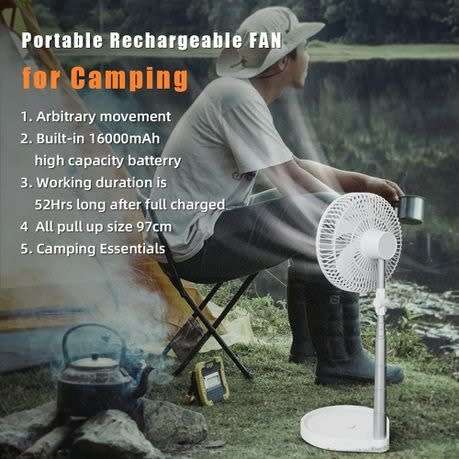 8-Inch Rechargeable Foldaway Fan