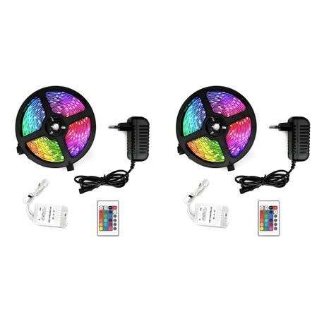 2 x 12V 2835 RGB 5M LED Strip Light