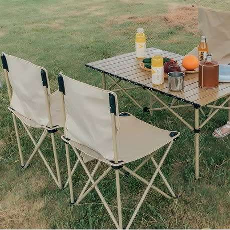 Folding Camping Table with 4 Chairs -