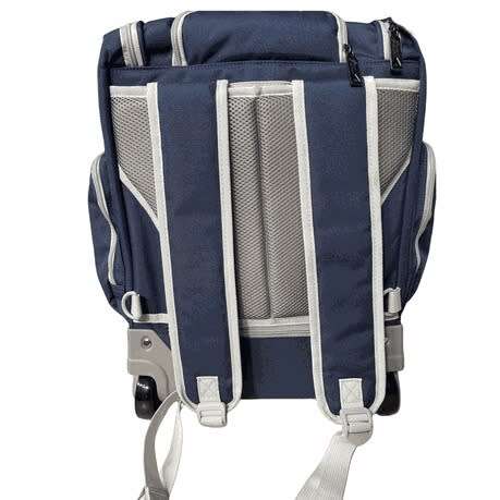Camel Mountain - 19 Inch School Trolley bag/Rolling Backpack - Blue
