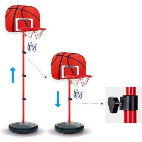 Children Basketball Stand Hoop Net System Set Basket Holder