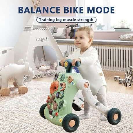 Multi-Functional Baby Walker 6 in 1 Adjustable Musical Learning Walker
