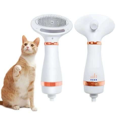 Pet Hair Dryer, 2-in-1 Pet Blow Velocity Blower Portable and Silent
