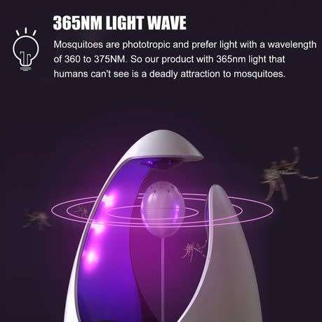 Indoor Fly/Mosquito  Catcher & Killer with Strong Suction Fan
