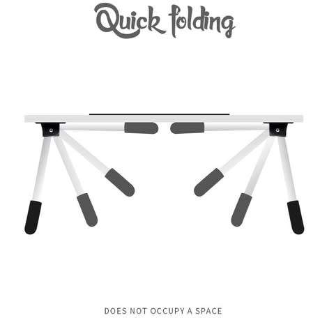Portable Foldable Laptop Stand Desk for Bed & Sofa