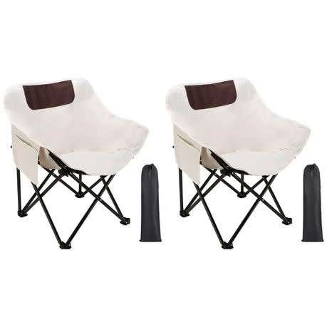 Steel Frame Support,with Magazine Pocket,for Outdoor,Fishing Folding Chair
