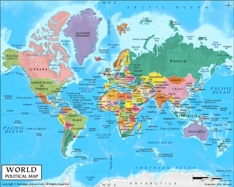 Educational Toy Globe Map Of World Earth