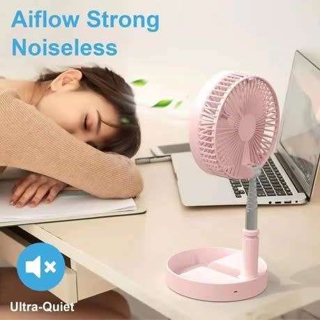 8-Inch Rechargeable Foldaway Fan & Standing Fan