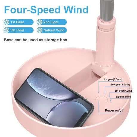 8-Inch Rechargeable Foldaway Fan & Standing Fan