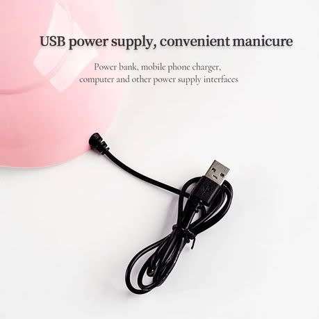 UV LED Nail  Lamp - 3 Timers And Sensor USB Connection