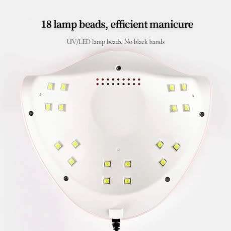 UV LED Nail  Lamp - 3 Timers And Sensor USB Connection