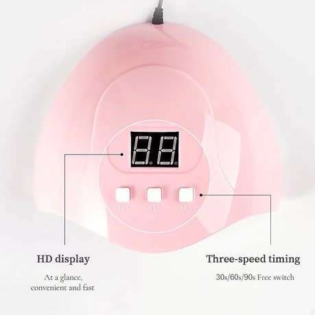 UV LED Nail  Lamp - 3 Timers And Sensor USB Connection