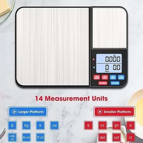 Dual Platform Food Scale