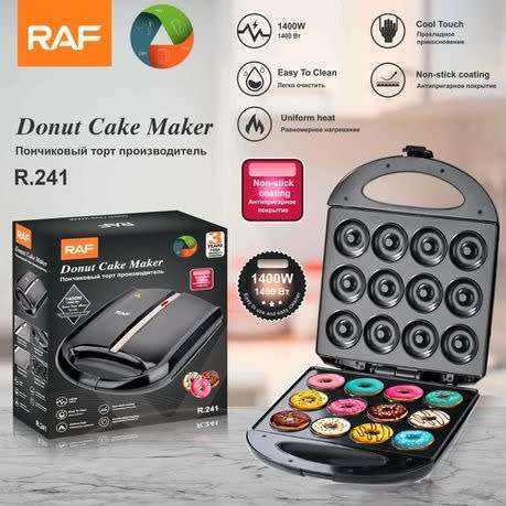 RAF - Electric Donut Maker, Donut Maker Machine for Home, 1400W