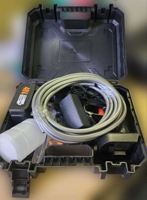 48V Electric High Pressure Car Washer | Manual Rechargeable Car-Washing