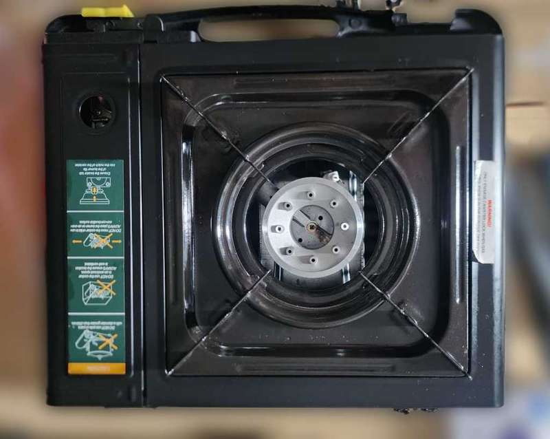 Camping Portable Gas Burner With Travel Case