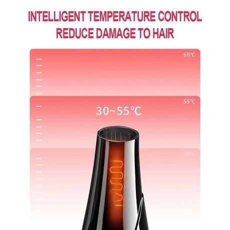 2600W Hot and Cold Air Concentrator Nozzles Diffuser Hair Dryer - Purple