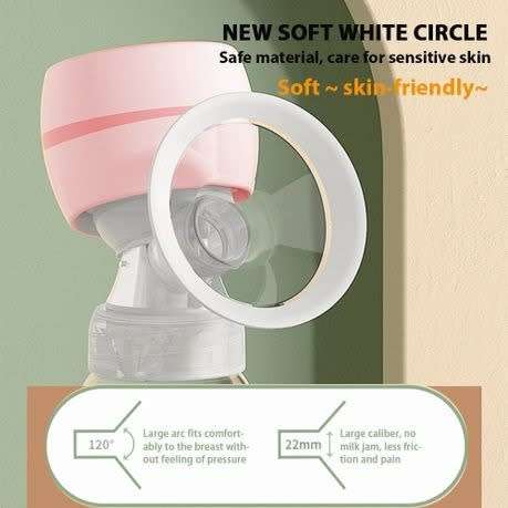 Portable Electric Breast Pump Bottle Rechargeable BPA Free
