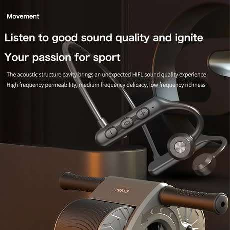 Bone Conduction Bluetooth Wireless Binaural Stereo Sports Headphones