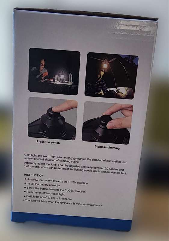 Outdoor Rechargeable Portable Camping Lamp