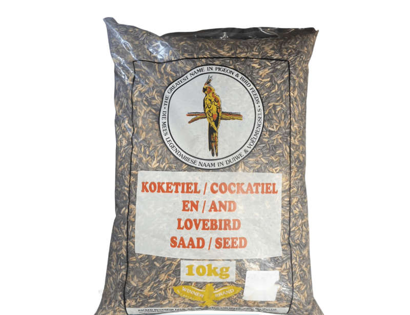 10kg Cockatiel & Lovebird Seed Feed