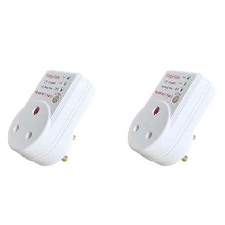 Safy Fridge Surge Protection Plugs Pack Of 2
