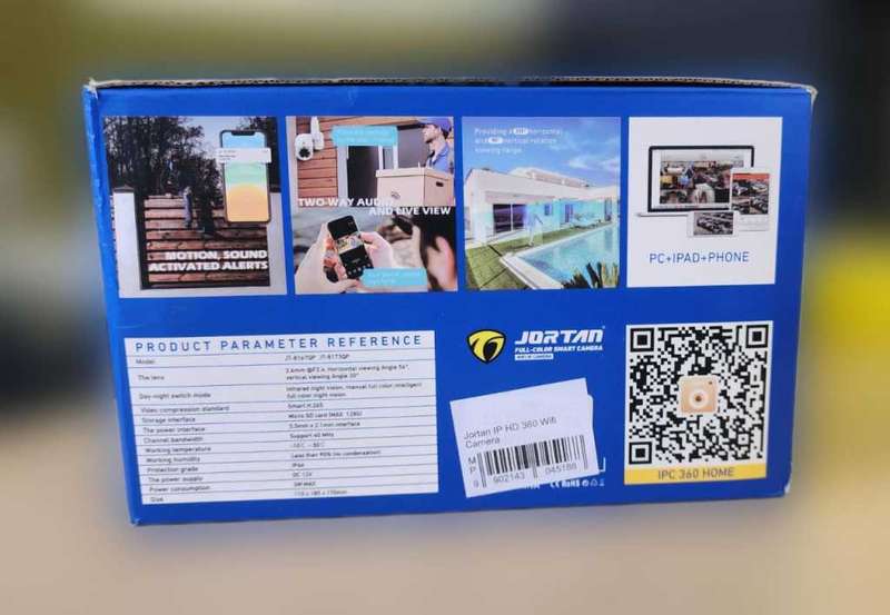 Jortan IP HD 360 Wifi Camera