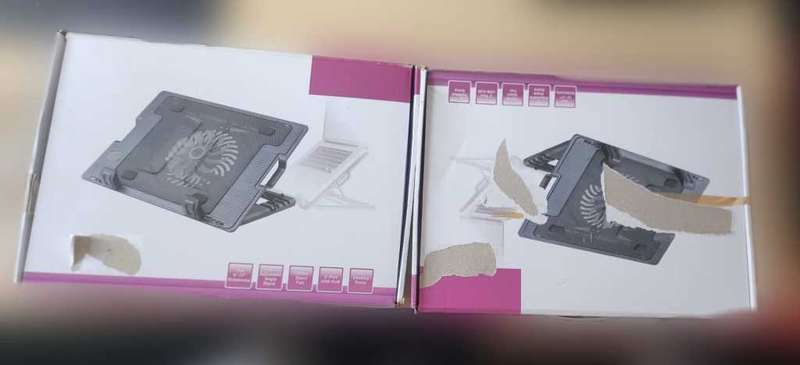Laptop Cooling Pad USB Notebook Cooler Stand Strong Fan