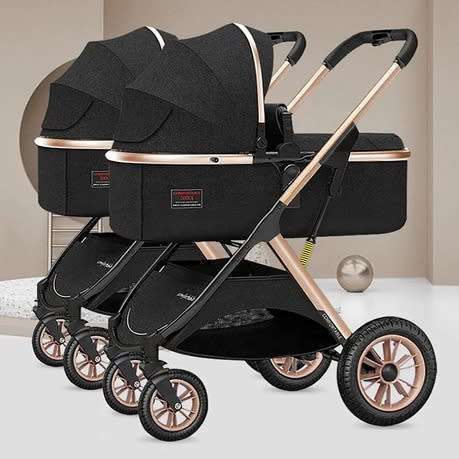 Multifunctional Baby Stroller 2 In 1 Pram Baby Carriage High Landscape