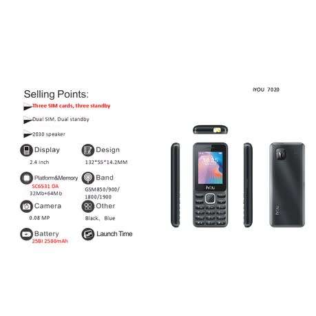 Iyou 7020 - slim mobile phone