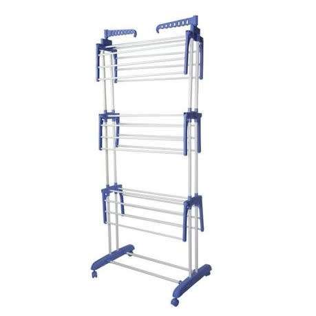 Foldable 3 Layer Steel Clothing Hanger & Dryer