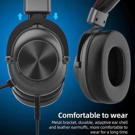 Stereo game headset for PS4 PC Xbox One