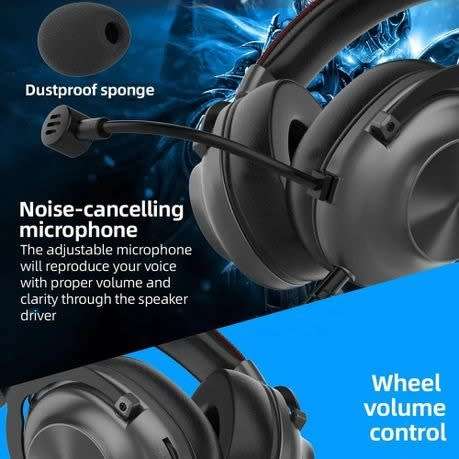 Stereo game headset for PS4 PC Xbox One