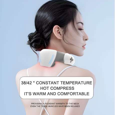 3D Heated Far Infrared Heating Pain Relief Cervical Neck Massage
