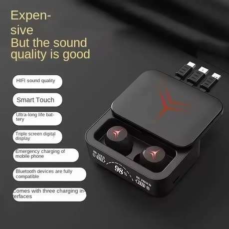 Sports Noise Reduction In ear v5.2 TWS Wireless Gaming Stereo earphone