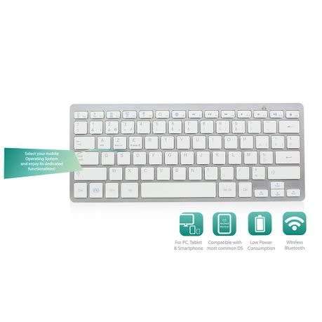 Ultra-Slim Bluetooth Keyboard for iPad Computer iPhone